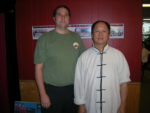 Dr. Clippinger With Dr. Yang, one of the great Masters with whom he has studied.