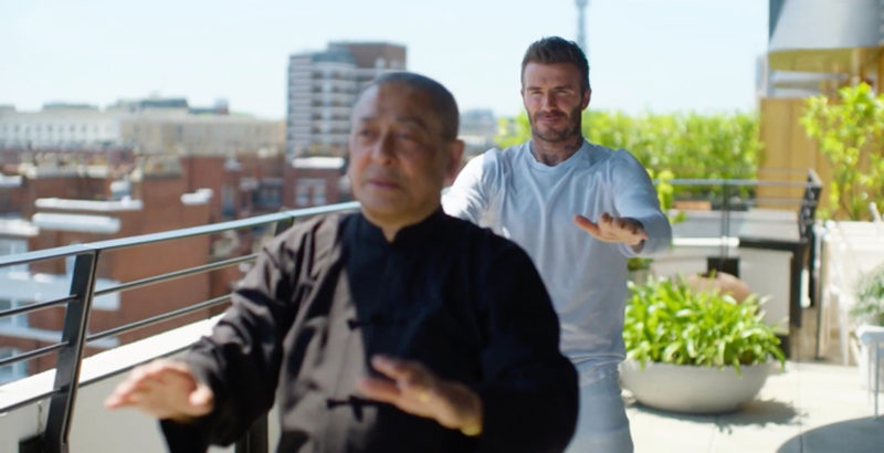 David Beckham Learns About Tai Chi