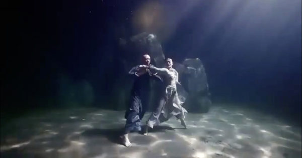 Artistic Underwater Video Of Tai Chi